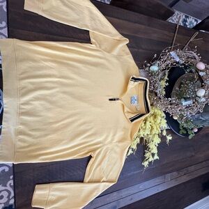 Yellow Half-Zip Men's Sweater